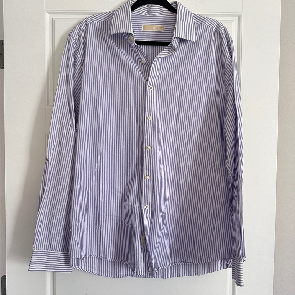 Michael Michael Kors striped button down dress shirt